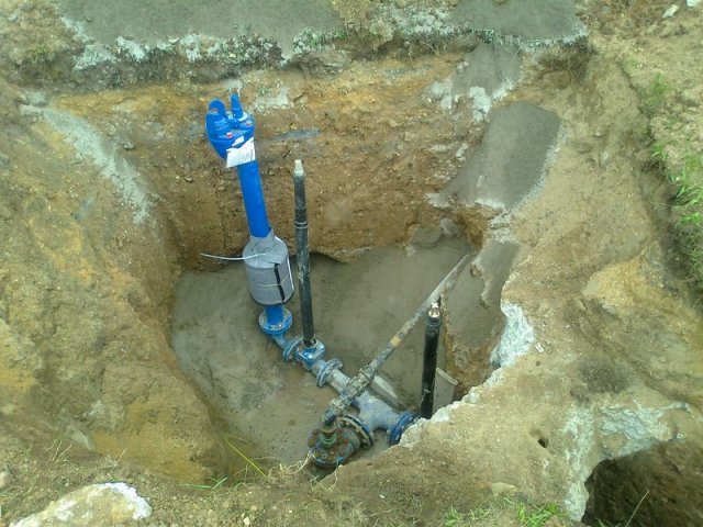 Jahodová-vodovodní přípojka