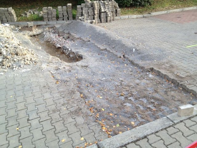 Medlánky-odvodnění komunikace