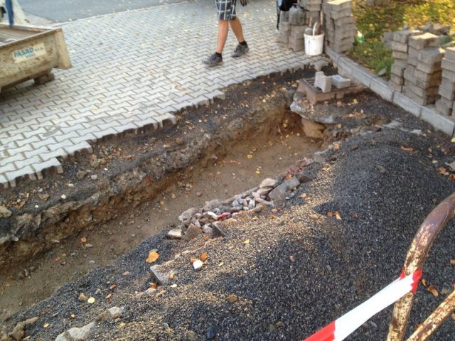 Medlánky-odvodnění komunikace