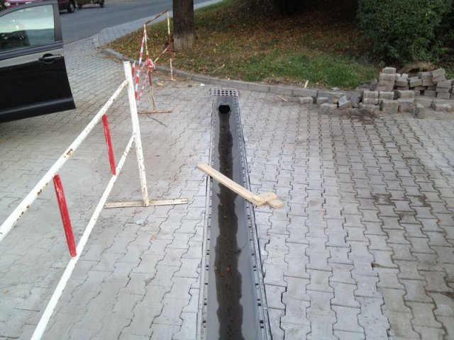 Medlánky-odvodnění komunikace