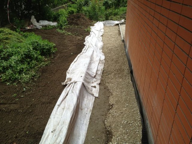 Skřivanova-okapový chodník